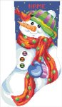 (image for) Jolly Snowman Stocking